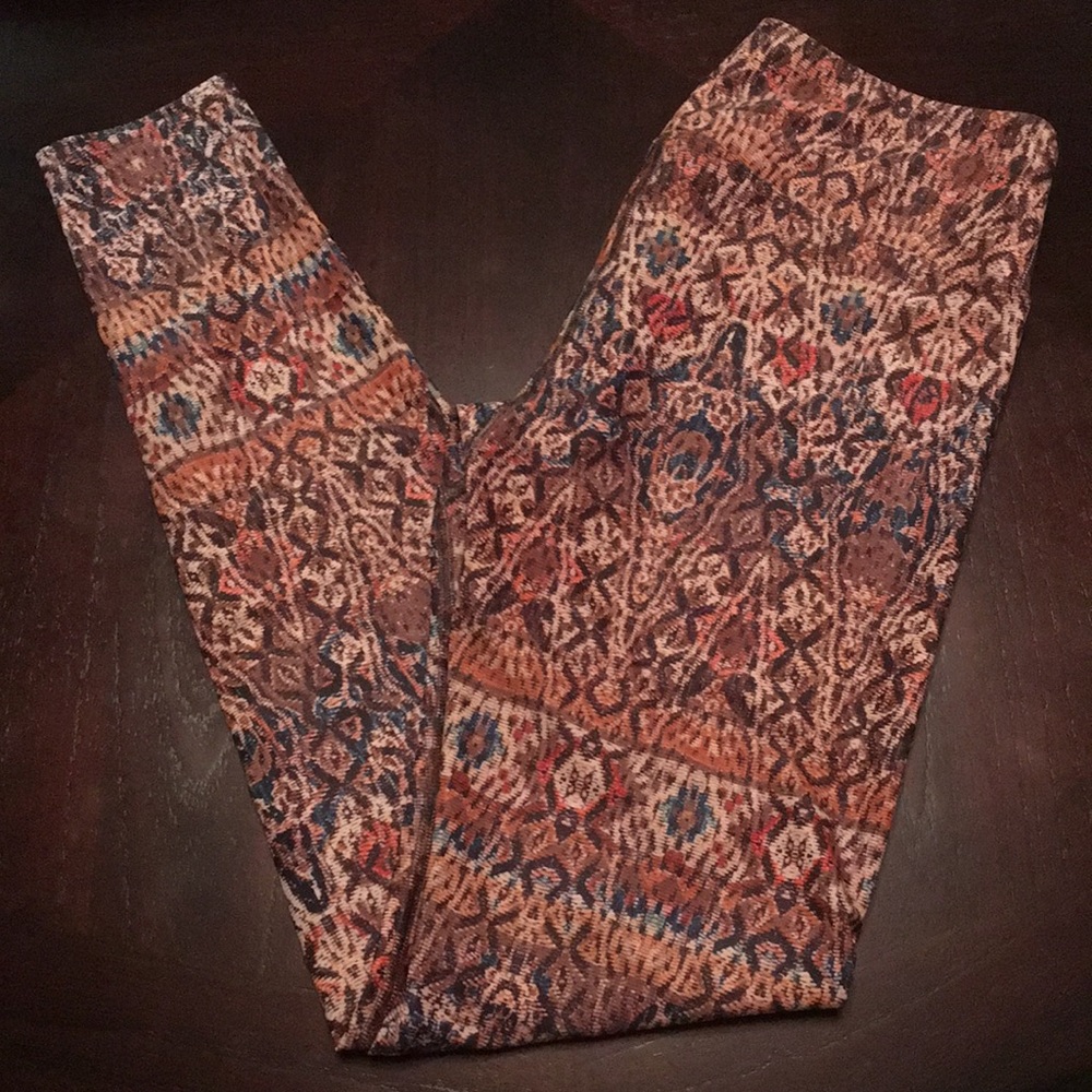 Full Length, High-waisted Patterned Leggings